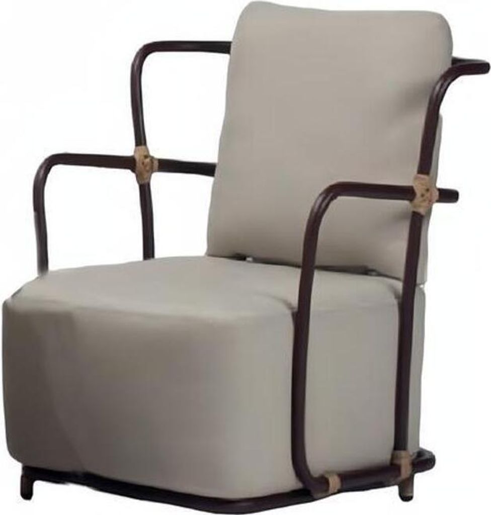 Sessel Hochwertig Grau Terrasse Design Elegantes Möbel Modern Sessel