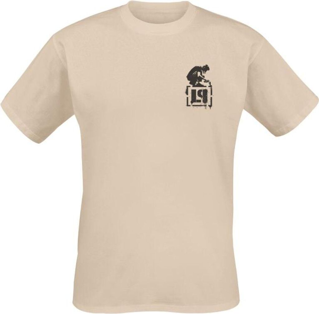 Linkin Park T-Shirt Uni Meteora Spray sand Band-Merch, Bands 100% Baumwolle XL