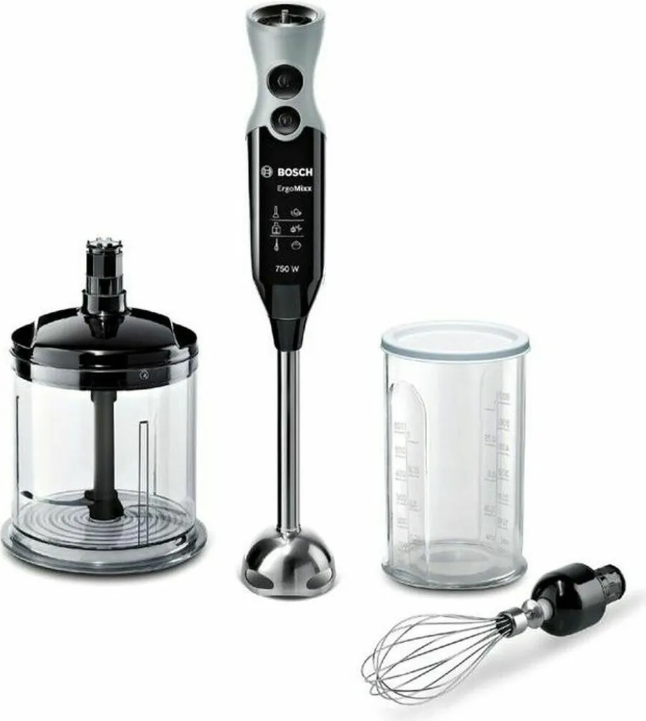 Frullatore Bosch MSM67160 ErgoMixx 750W con Tritatutto e Frusta