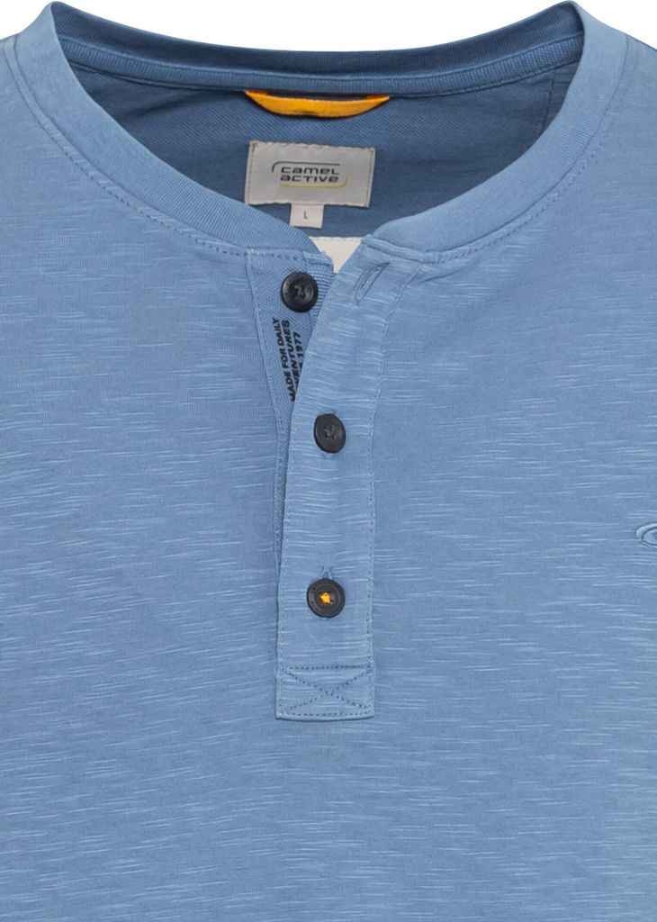 Herren Henley Shirt mit Knopfleiste in großen Größen | Ulla Popken