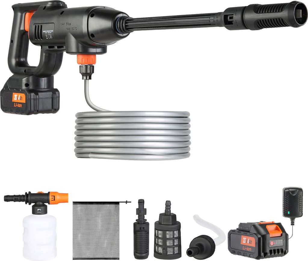 SucceBuy Nettoyeur haute pression à batterie - 580 PSI 1,1 Image du produit 