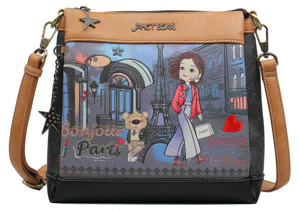 Janet Denese Damską torebka crossbody Paris Dream J-075 Zdjęcie produktu 
