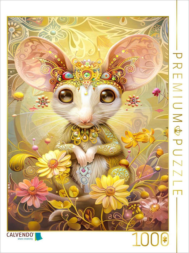 CALVENDO Puzzle Humorvolle niedliche Tierfiguren | 1000 Teile Lege-Größe 64x48cm Foto-Puzzle für glückliche Stunden