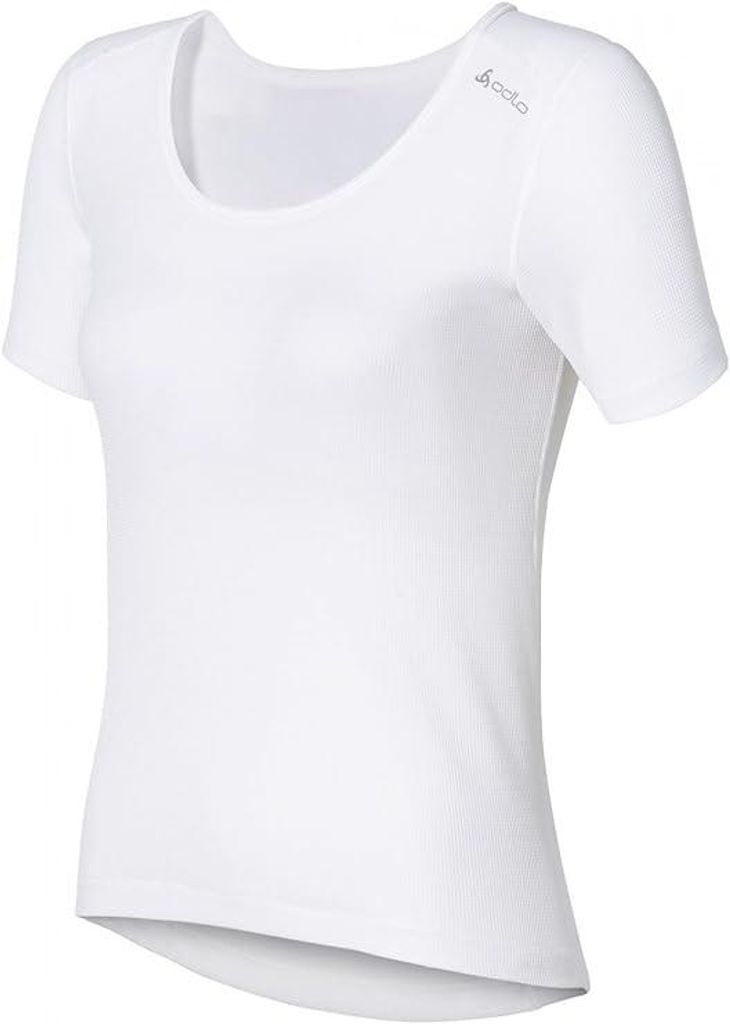 Odlo Damen Shirt Short Sleeve Crew Neck Cubic Funktionsunterwäsche - Unterhemden - Bekleidung (1er Pack)