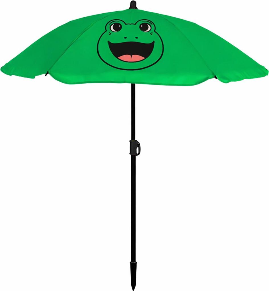 Kinder Sonnenschirm Sonnenschutz Gartenschirm Ø110xH130 cm Frosch