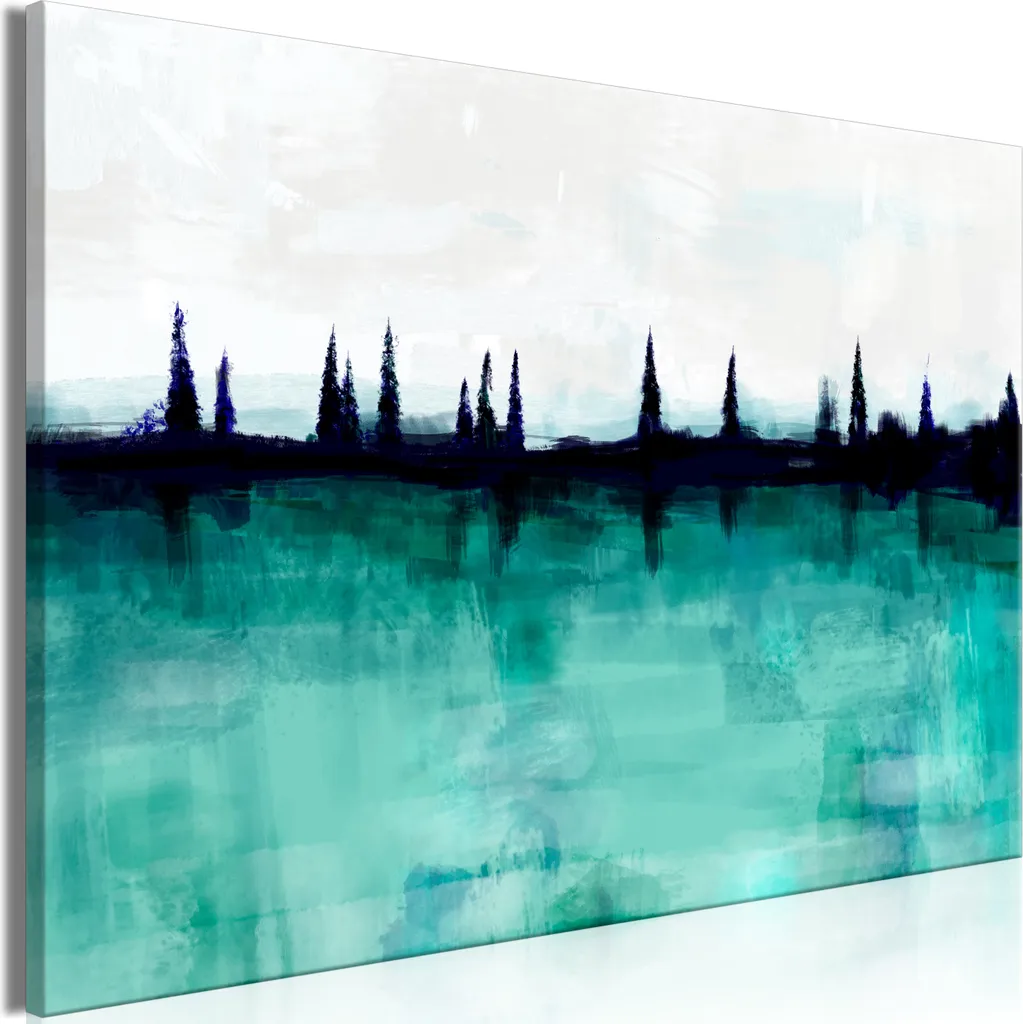 Quadro Paesaggio Italiano Lago e Montagna 90x60 - Emozioni su Tela