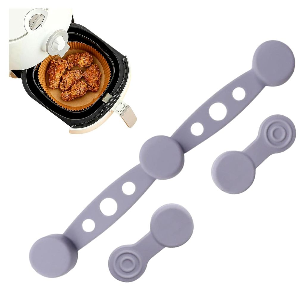 Magnetische Silikonclips für Luftfritteusen – Zubehör für Pergamentpapier