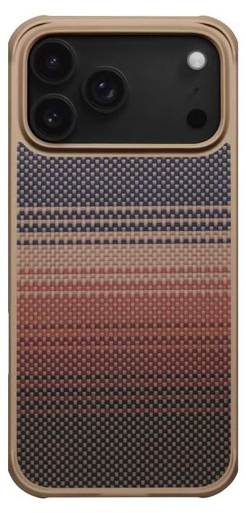 Pitaka Aramid ProGuard Sunset Hülle für iPhone 17 Pro Max, Orange