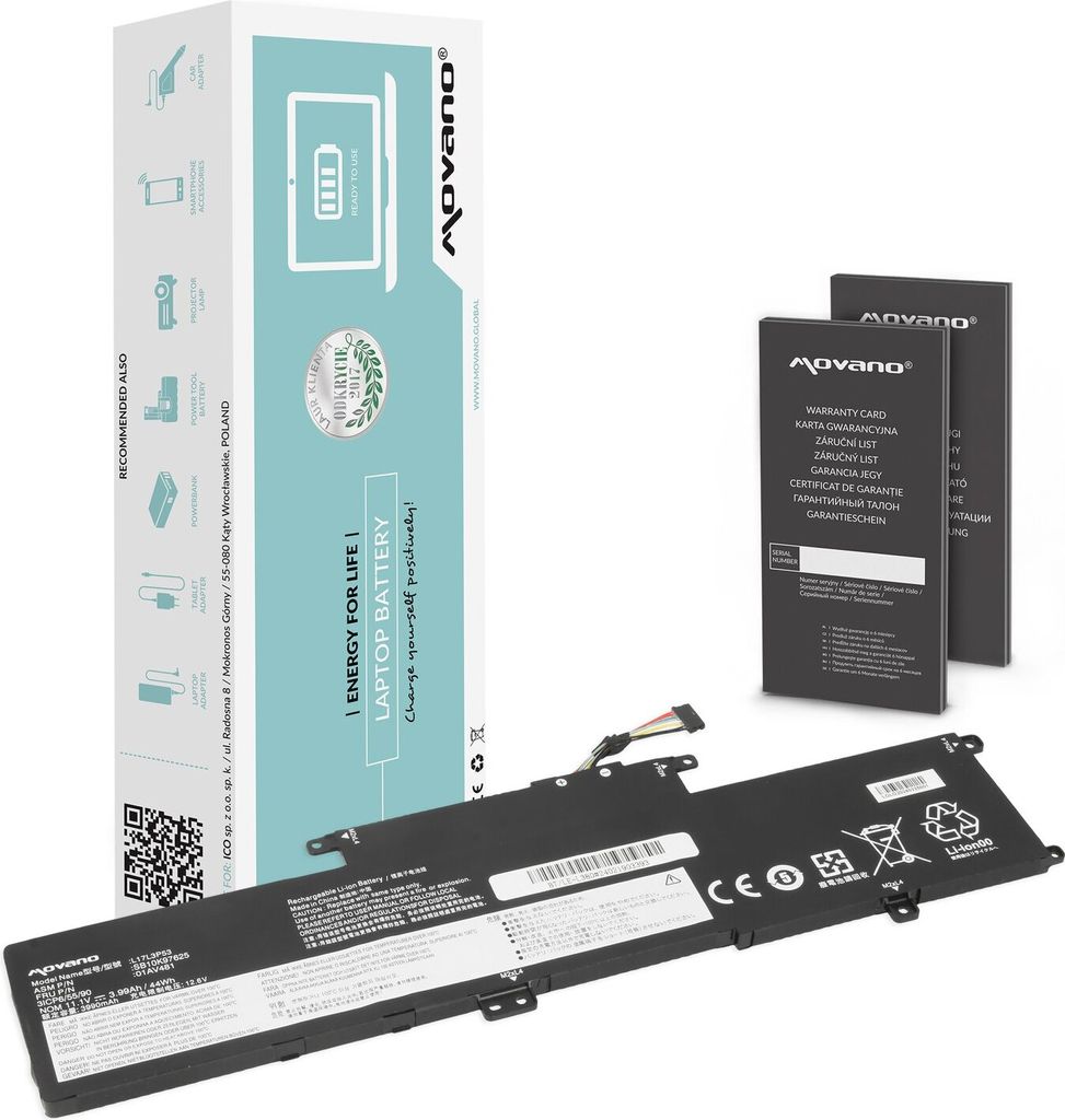 Akku L17L3P53 für Lenovo ThinkPad Yoga L380 L390 Produktbild 