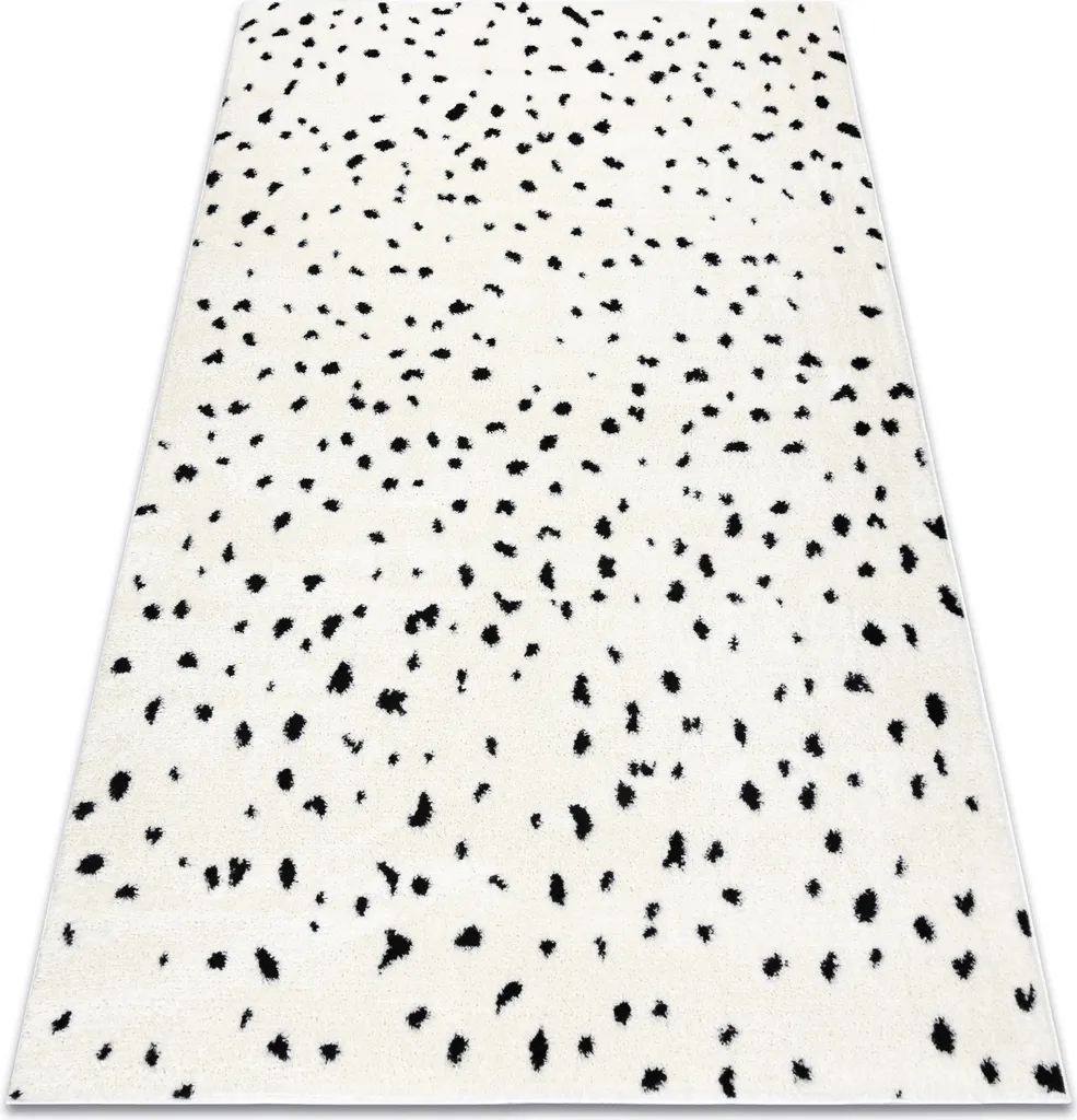 Tapis design 120x170 cm MODE 8508 dots haute densité crème beige