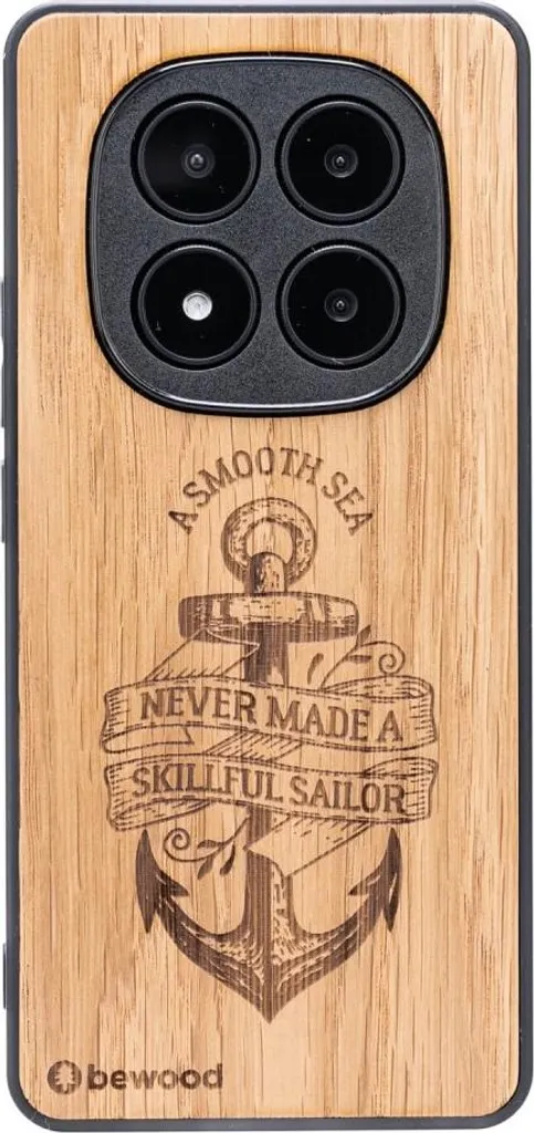 Custodia Protettiva Bewood Legno per Xiaomi Redmi Note 14 Pro+ 5G