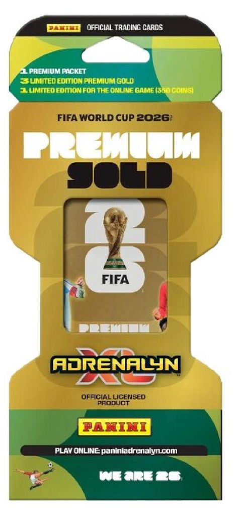 Panini FIFA World Cup 2026 Adrenalyn XL Premium Gold Pack Zdjęcie produktu 