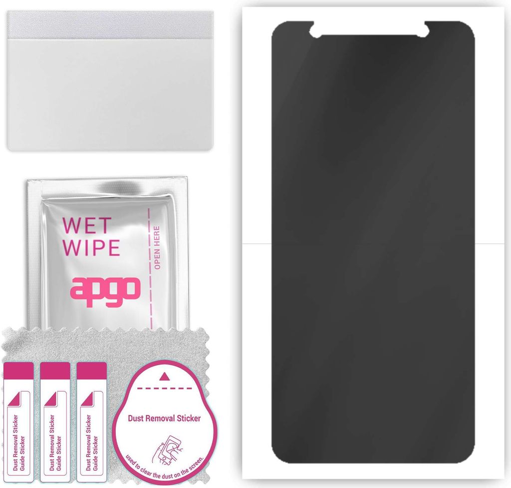 apgo Hydrogel Blickschutzfolie, Matt, kompatibel mit Samsung Galaxy J6 Plus, Privacy Displayschutzfolie, Schutzfolie mit Positionierhilfe, Anti-Spy...