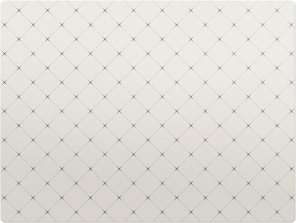 Rhombus-Gitter – Bodenschutzmatte – Stuhlunterlage 120x90 cm – Rutschfest – Hartbodenmatte