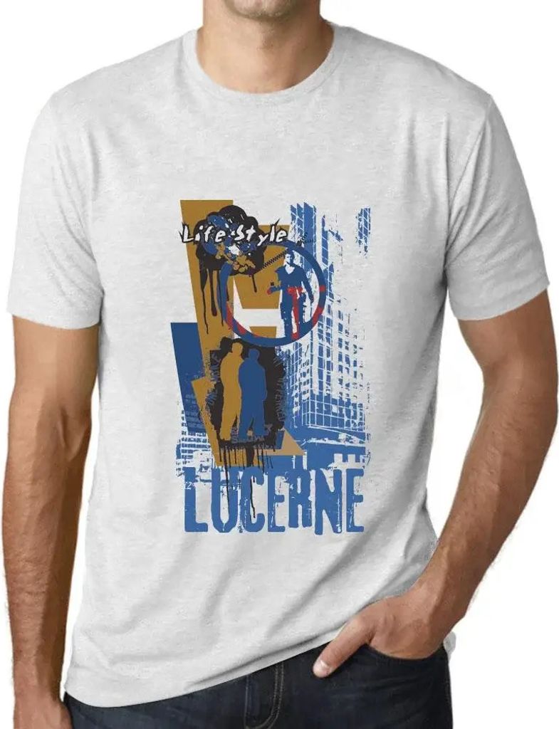 Herren Grafik T-Shirt Luzerner Lebensstil – Lucerne Lifestyle – Öko-Verantwortlich Vintage Jahrgang Kurzarm Lustige Druck Geburtstag Geschenk ...