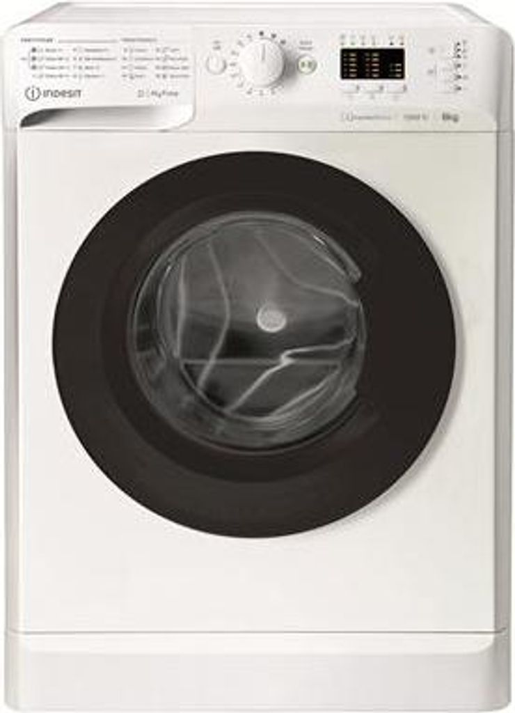 INDESIT | MTWSA 61294 WK EE | Waschmaschine | | Frontlader | Waschkapazität 6 kg | 1151 U/min | Tiefe 42,5 cm | Breite 59,5 cm | Display | Große ...