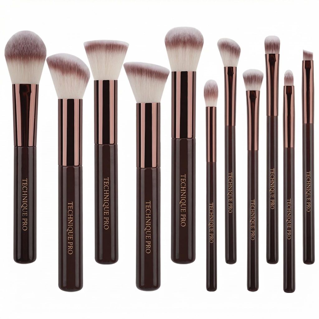 Technique Pro Make-up-Pinselset in Schokoladenbronze Produktbild 
