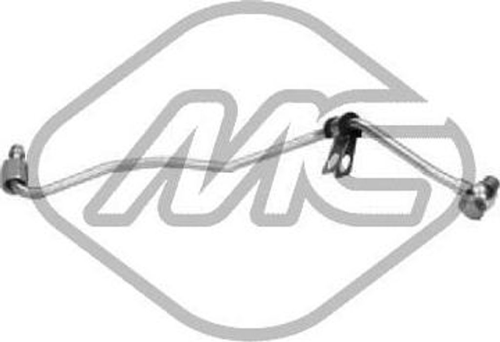 Metalcaucho 92294 Ölleitung, Turbolader OE 04L145771J kompatibel mit Touran, Tiguan, Scirocco, Passat 3BG, Jetta, Golf VII, Golf VI, Golf Sportsva...