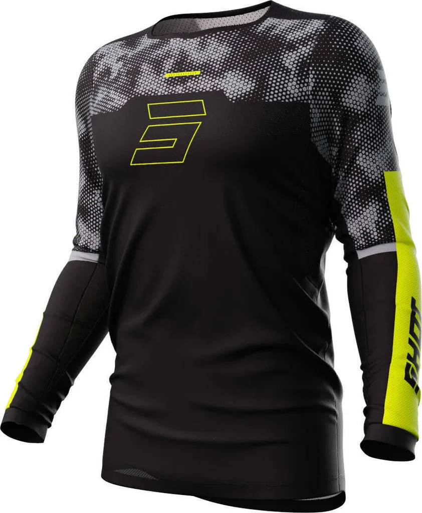 Maillot de motocross Shot Contact Patrol XL : confort anti-transpiration