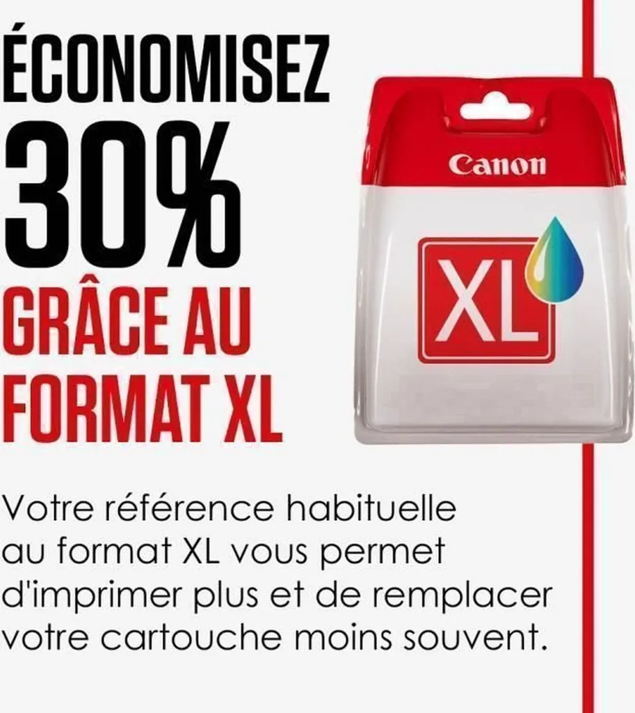 Multipack Canon PGI-1500XL Encre Haute Densité pour Impression Durable - 11