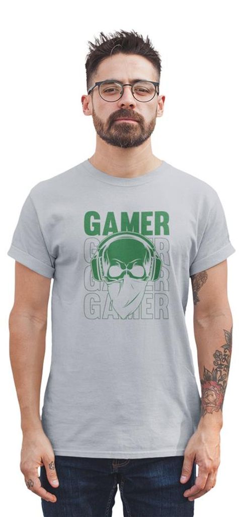 D&B Uni Polo ST00202 Gamer Grau-Größe XL