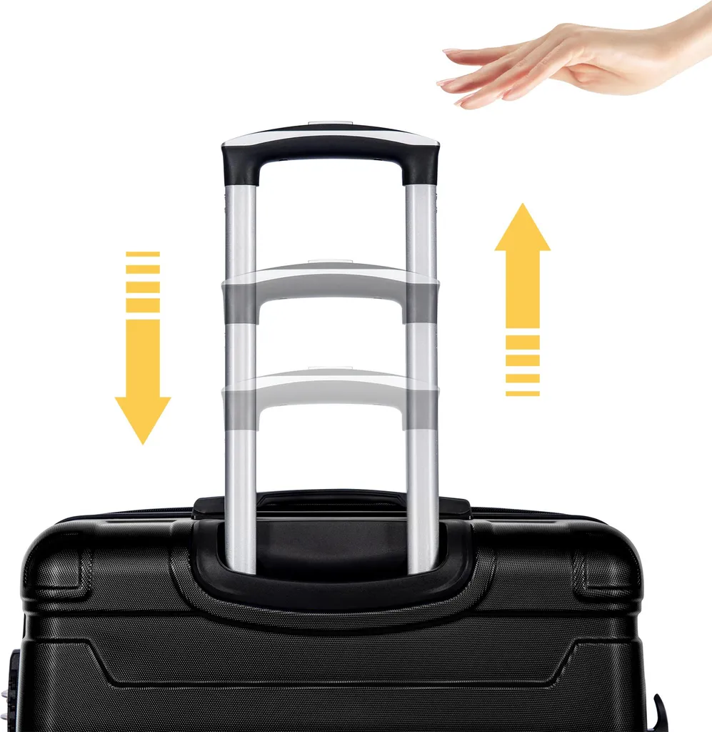 Valise rigide extensible et résistante pour soute et cabine avion