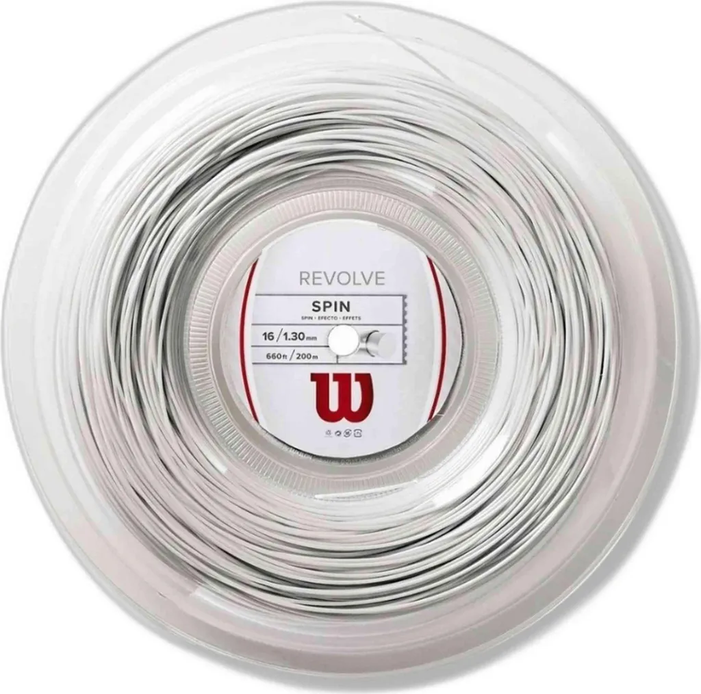 Corde Raquette Wilson Blanche Jauge 130 : Durabilité et Confort WRZ