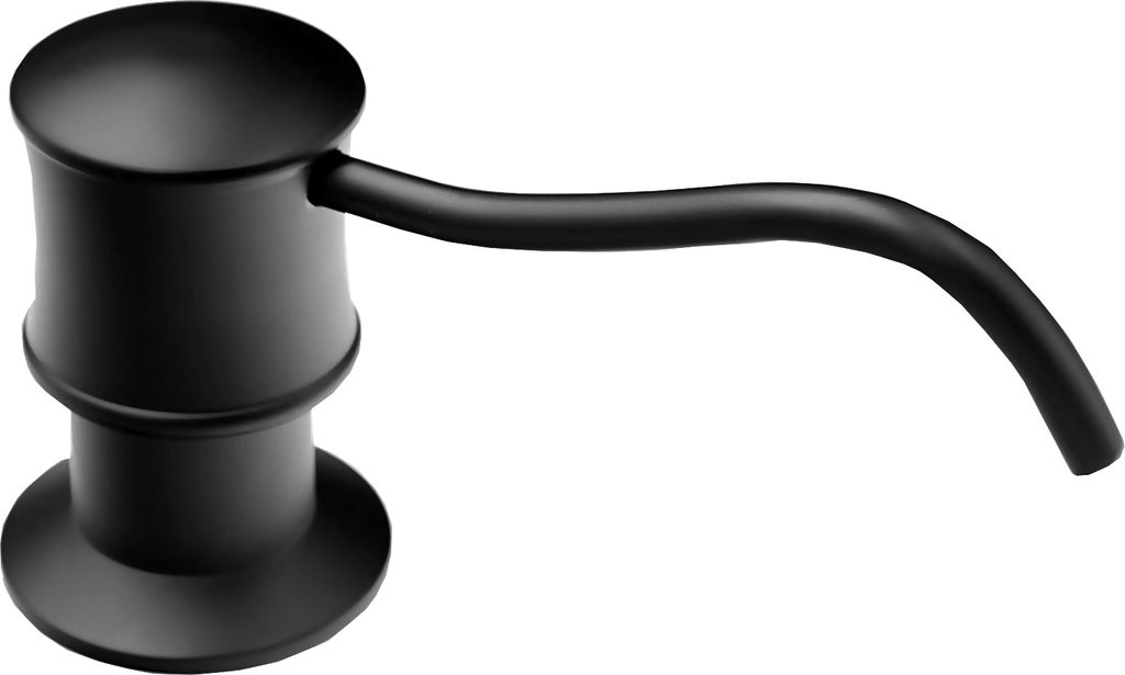 Granitan | Seifenspender RETRO - 400ml - Schwarz - Aus Messing - Einfache Montage - Modernes Design