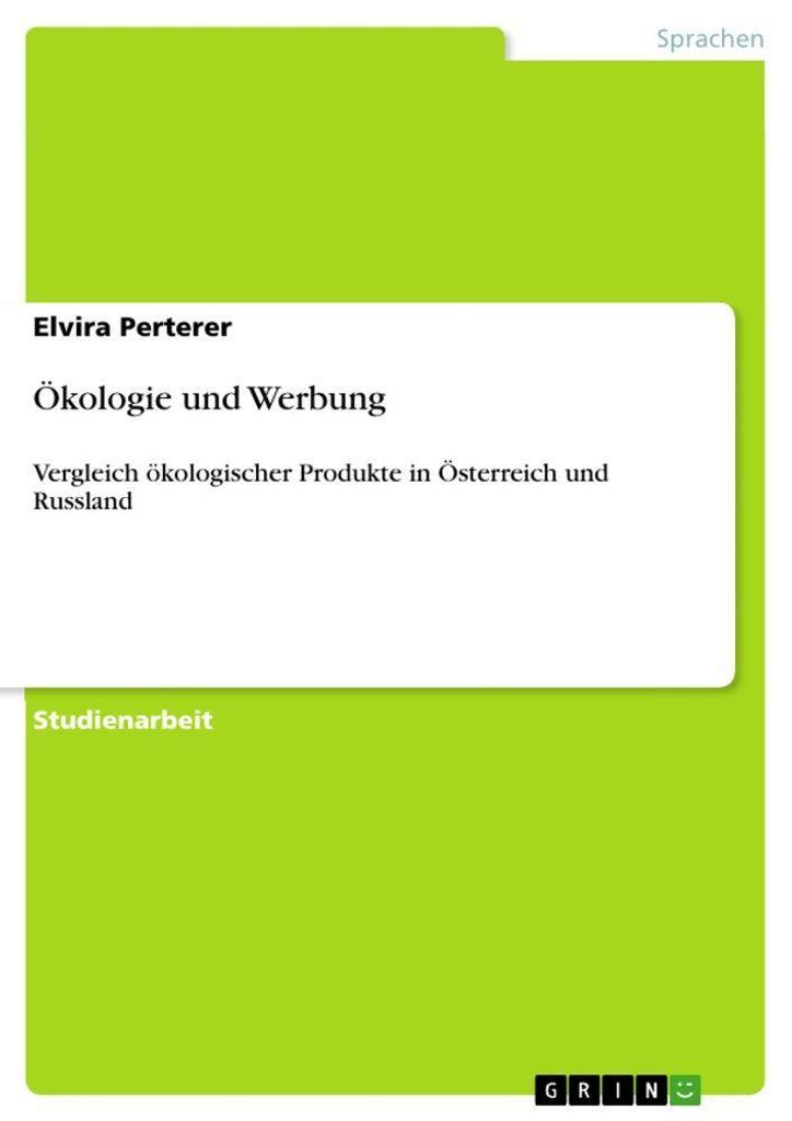 Ökologie und Werbung