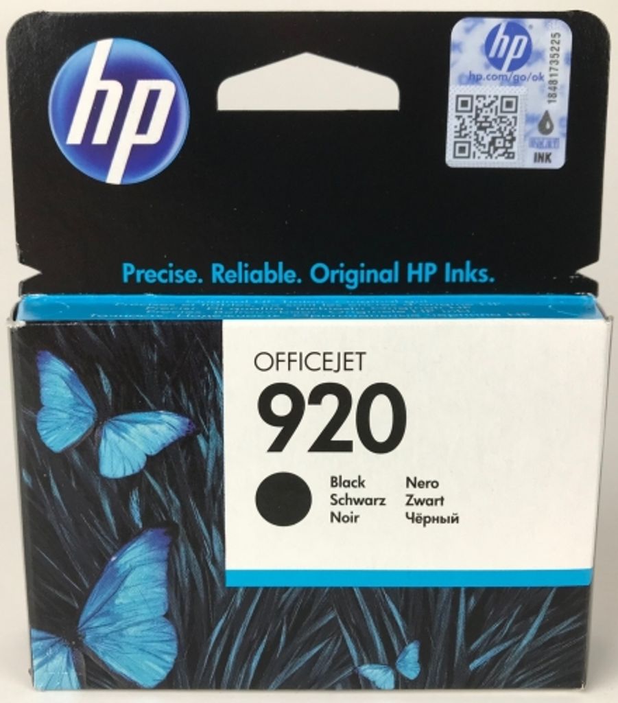 HP 920 - CD971AE - Atramentová kazeta / čierna (10 ml) Obrázok produktu 