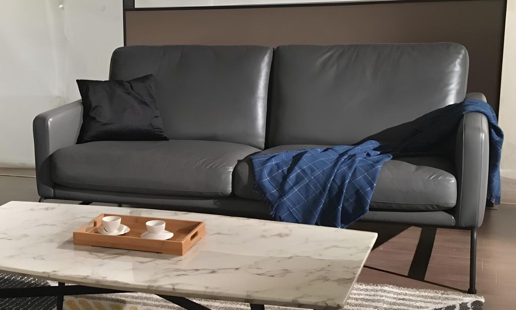 Luxus Designer Sitz Garnitur Sofa Couch Polster Set Leder 2+1+1 Couchen Sofas