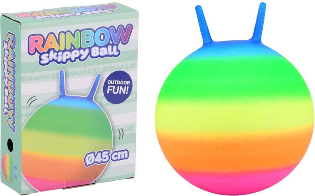 Palla arcobaleno Skippy Ball Hüpfball 45 cm Immagine del prodotto 