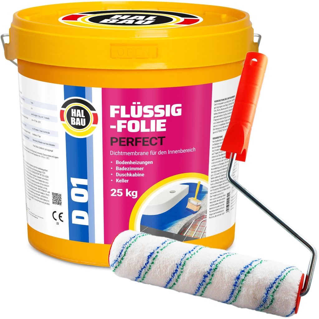 Dichtfolie Flüssigfolie 25kg Dusche Bad Küche Wasserdicht + Produktbild 