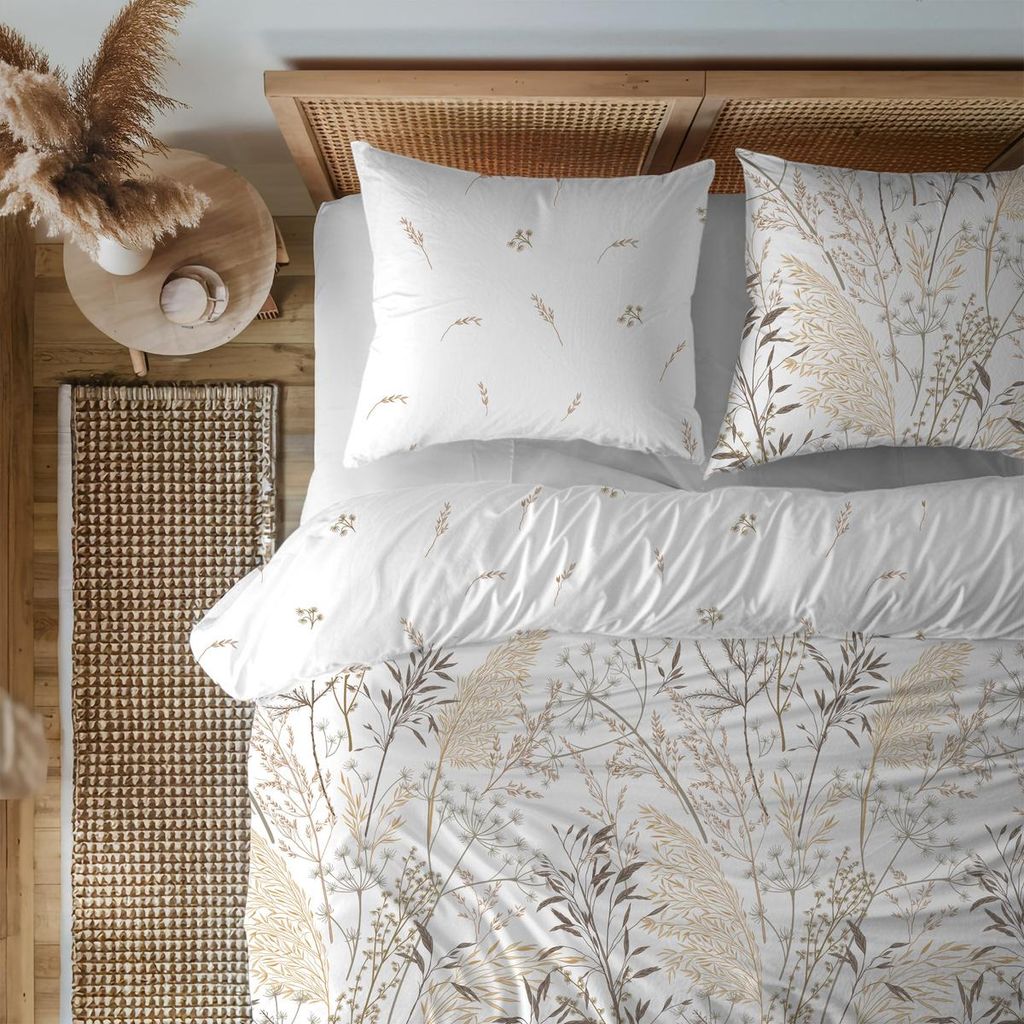 Bettwäsche 220x200 cm + 2x70x80 cm 100% Baumwolle Bettgarnitur Bettbezug (Gusto 003)