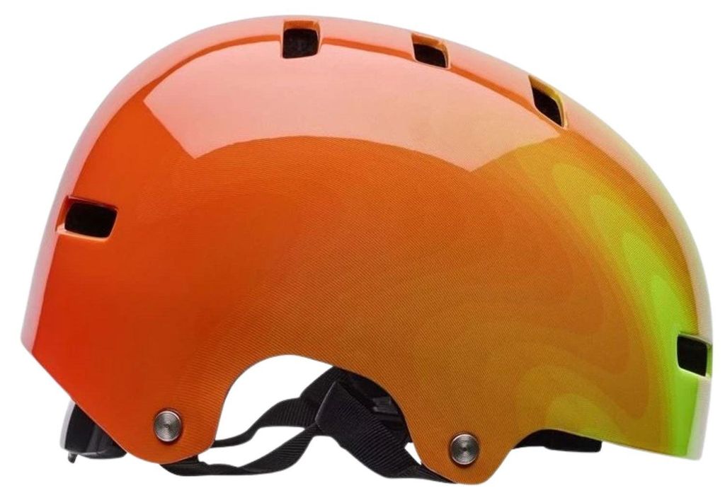 Kinderfahrradhelm Bell Span Rt Plung Erdnuss BMX Orange S