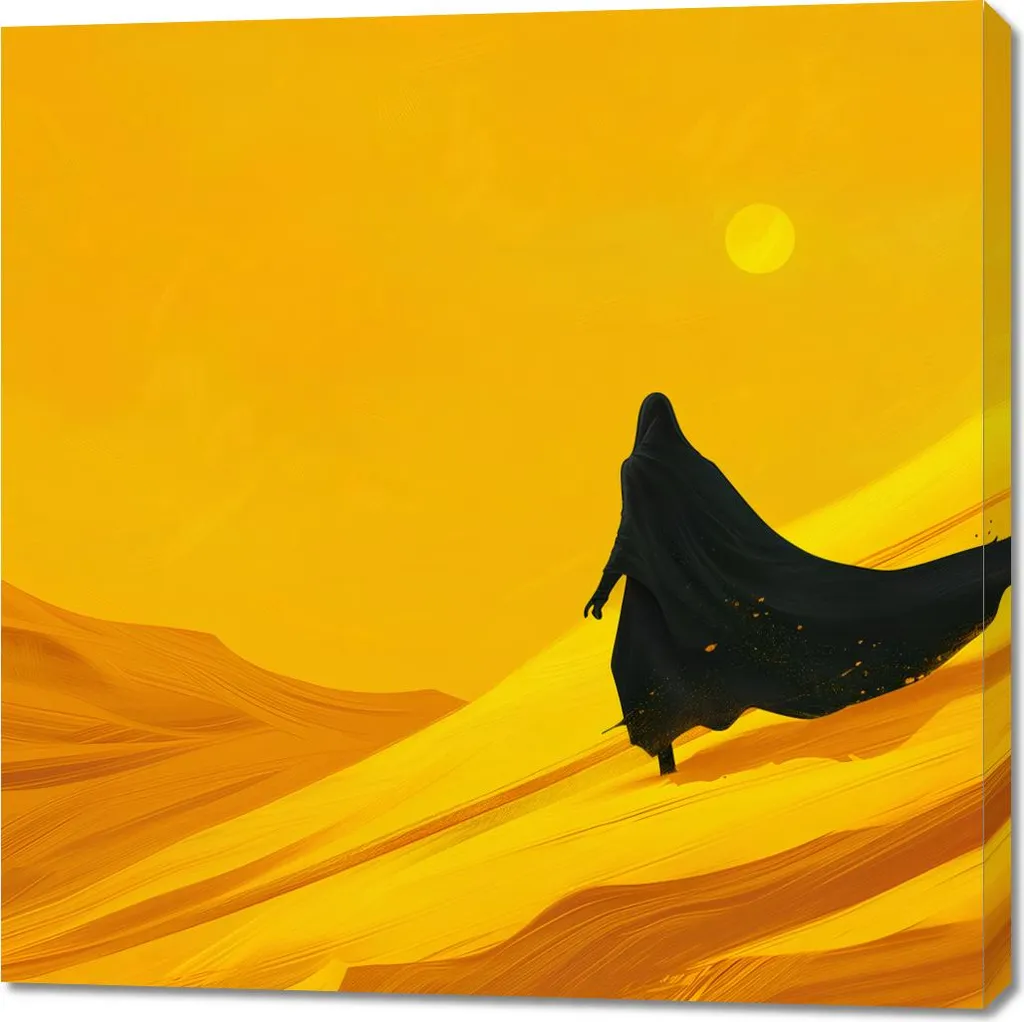 Quadro Canvas 100x100 Il richiamo del deserto - Arte da Parete