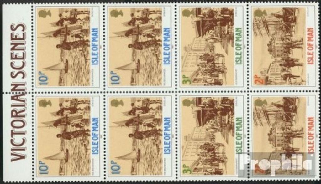 Briefmarken GB - Isle of Man 1987 Mi Hbl7 postfrisch Victoria