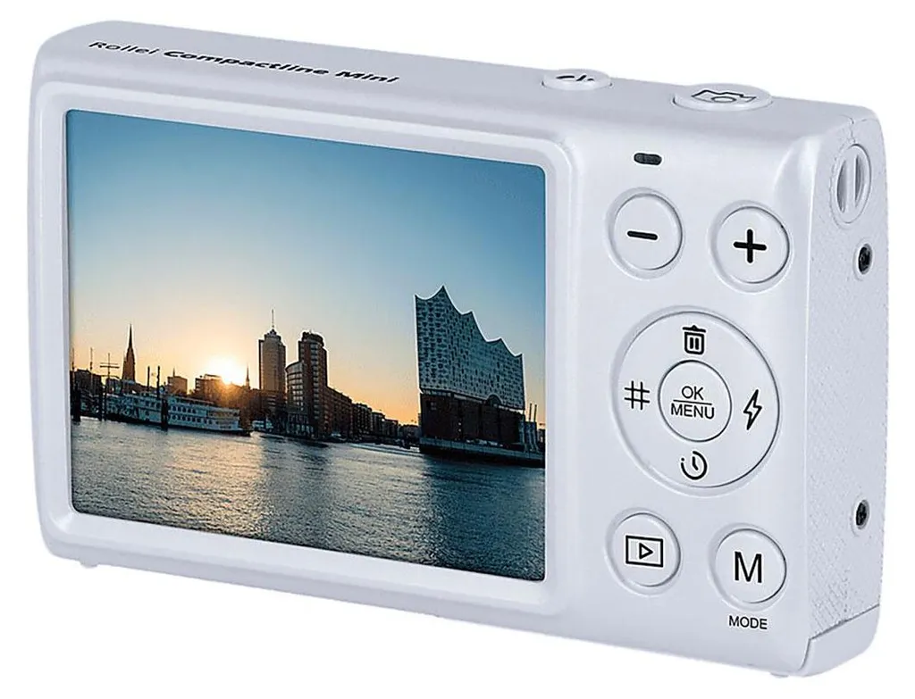 Appareil Photo Rollei Compactline Mini Blanc : Fini les Photos Floues