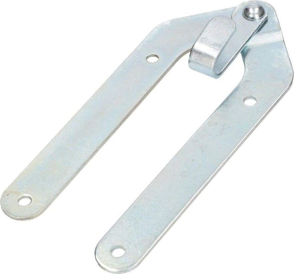 KOTARBAU Leiterband mit Haken Leiterscharnier Verzinkt Scharnier Stehleiterband Silber Leiter Band Öffnung 180 Grad Klappleiterband