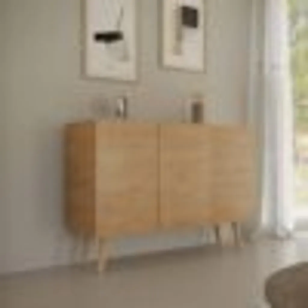 Commode Gain de Place Chêne Artisan - Solution Rangement Design Moderne