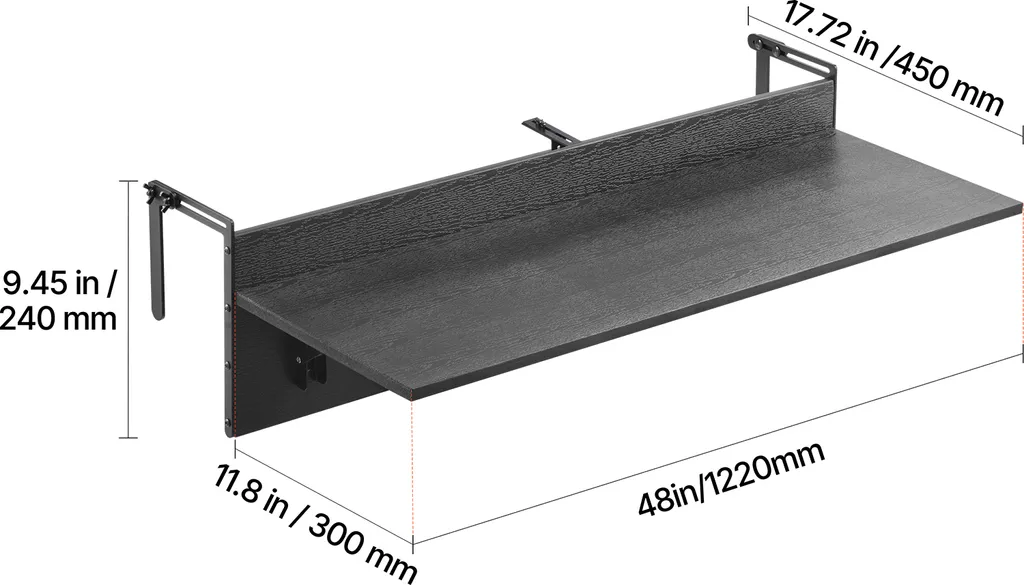 Table de balcon pour apéritif et télétravail sur petite terrasse - 8