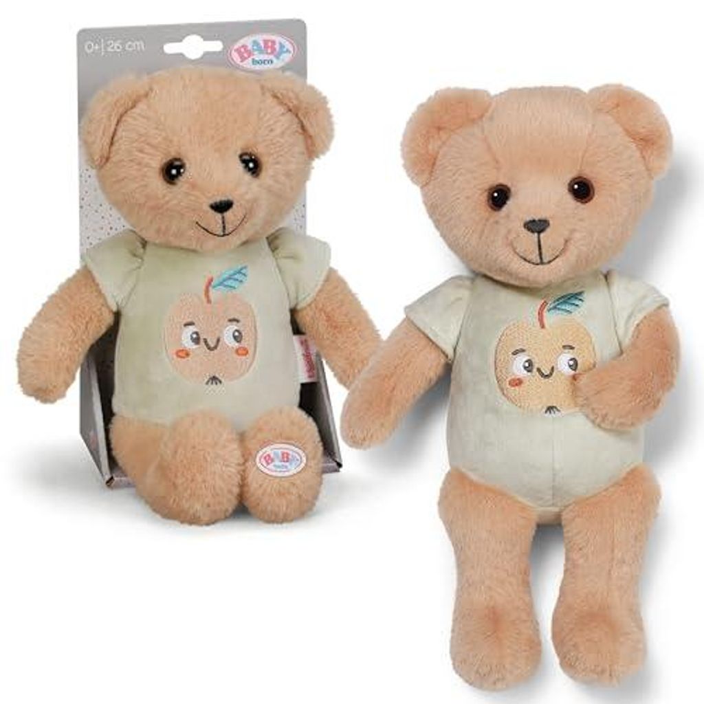 BABY born for babies Teddy mit süßem Outfit.