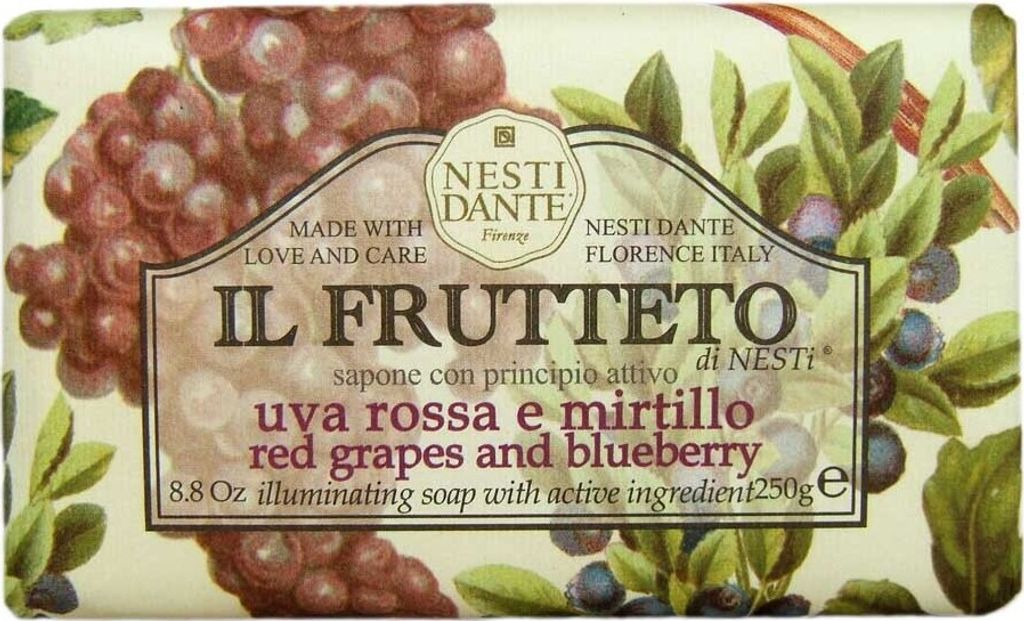 Nesti Dante Il Frutteto Red Grapes & Blueberry (Handseife) Obrázok produktu 