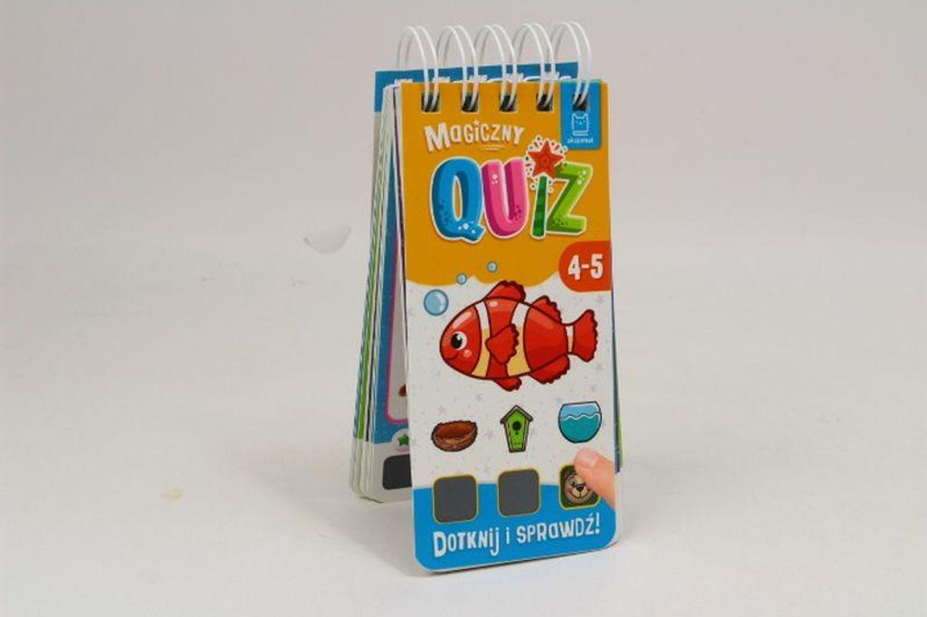 Magiczny quiz z rybkš Dotknij i sprawd 4-5 37330 Obrázek produktu 