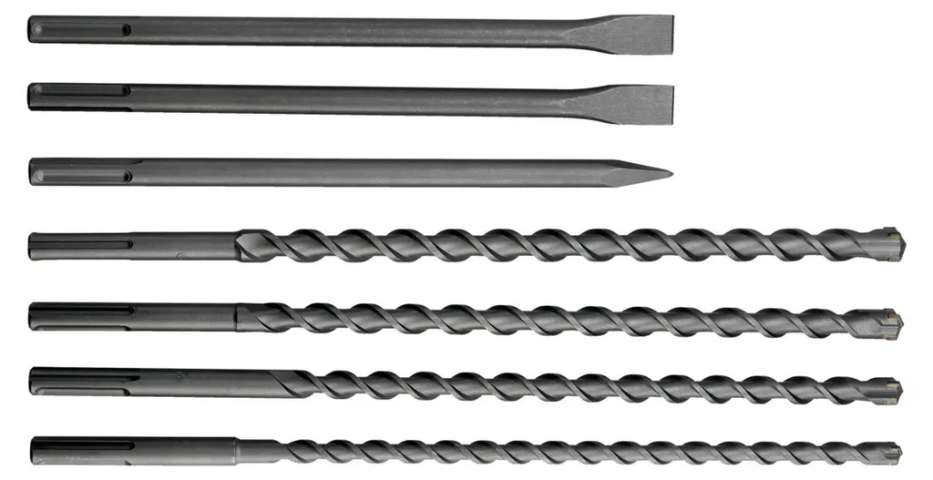 Coffret forets et burins SDS-max Metabo SP 7 pièces en acier renforcé - 6