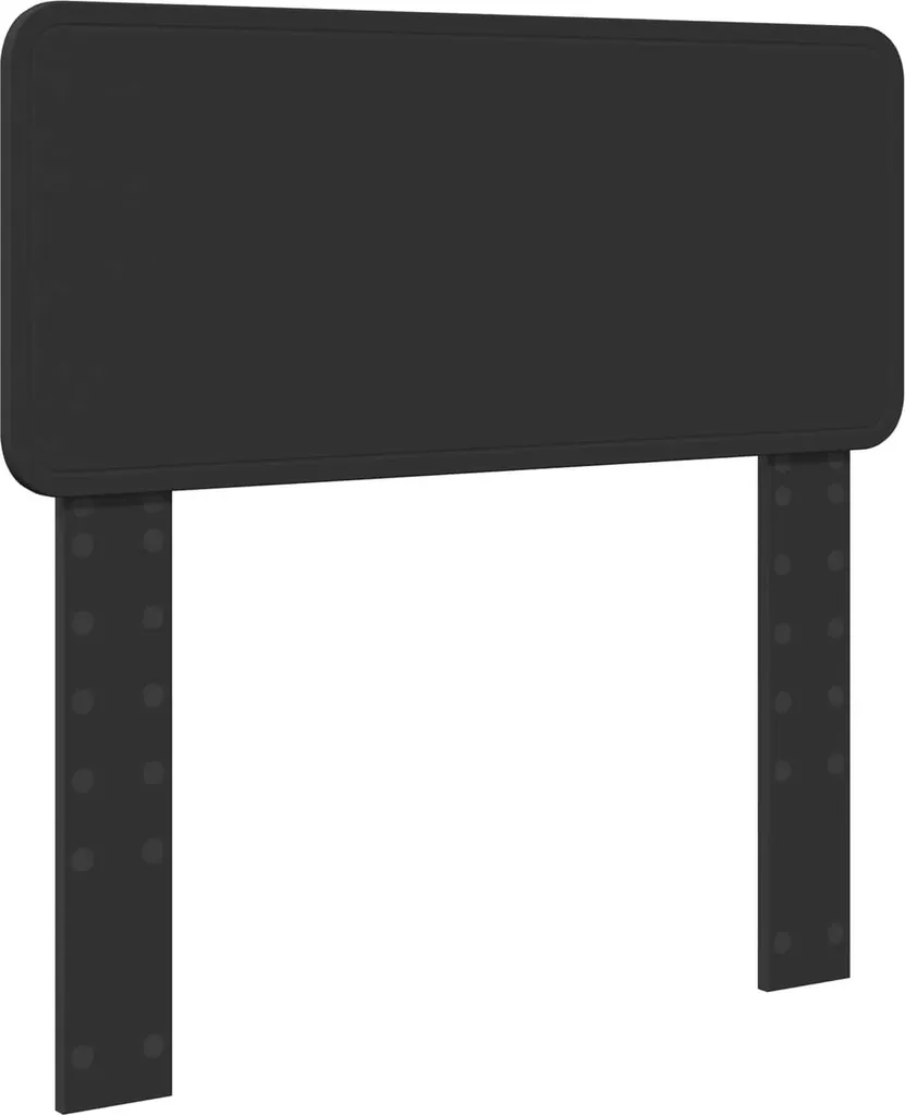 Spalliera Letto 100 cm Nero Rovere | Testiera in Legno per Camera