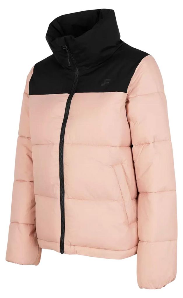 4F - "H4Z22 KUDP014" Steppjacke für Damen MR2021 (L) (Schwarz/Puderkoralle)