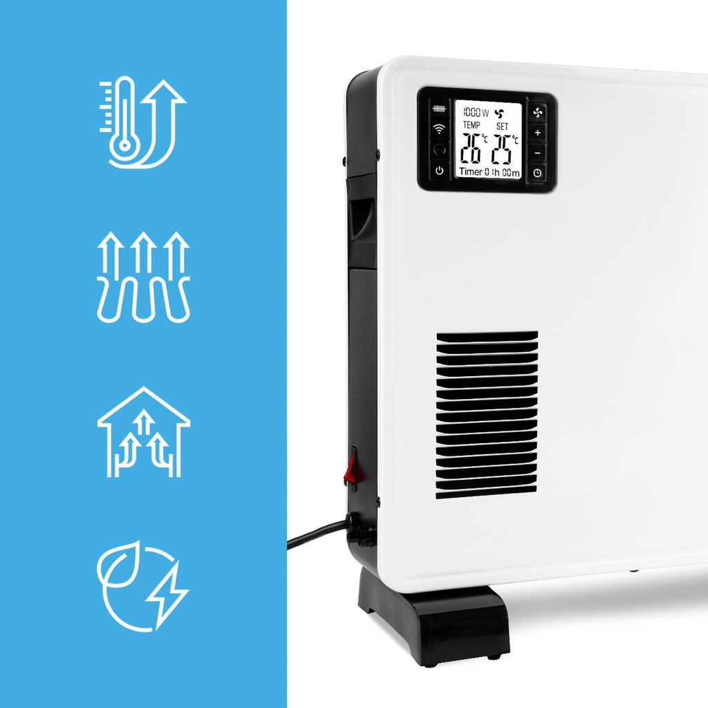 Elektrický konvektor MalTec Ch3500DW Turbo 2300W Wifi APP Obrázek produktu 9