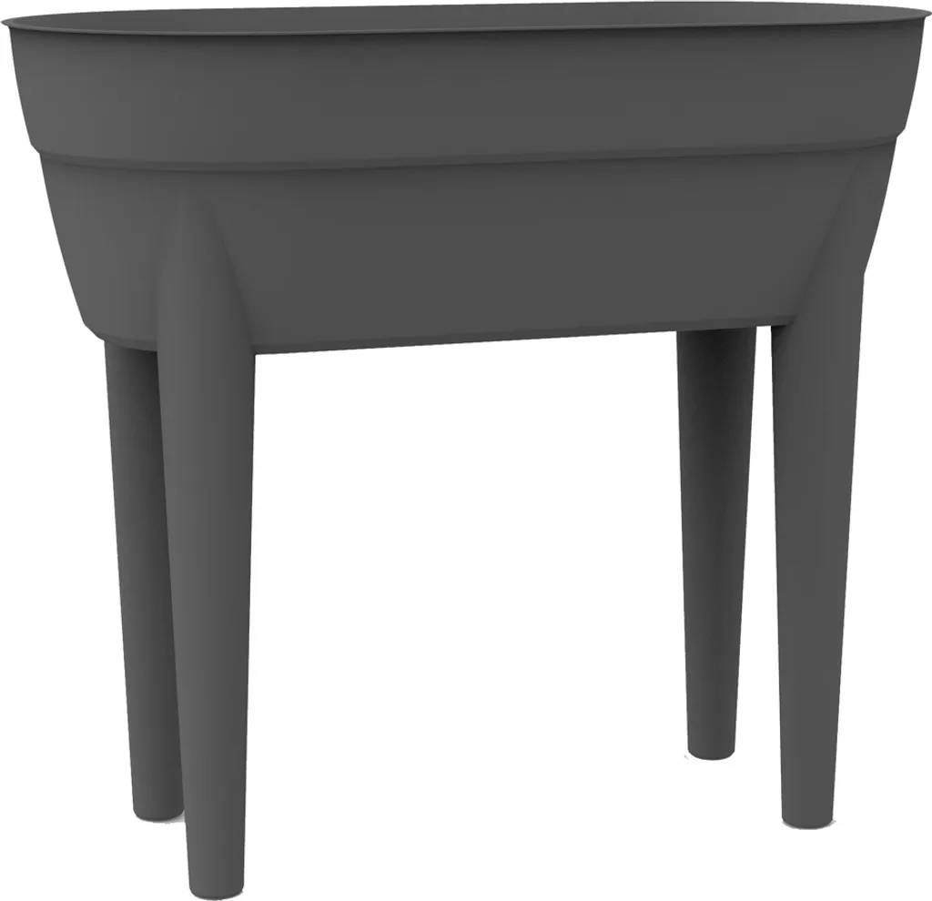 Bac à plantes Osaka EDA 78 cm anthracite avec réserve d'eau 170L