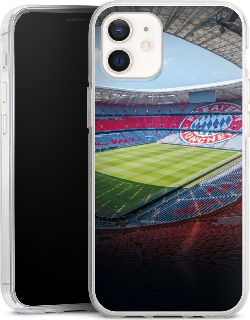 DeinDesign Handyhülle für Apple iPhone 12 mini Silikon Hülle Case Smartphone Schutzhülle FC Bayern München FCB Stadion